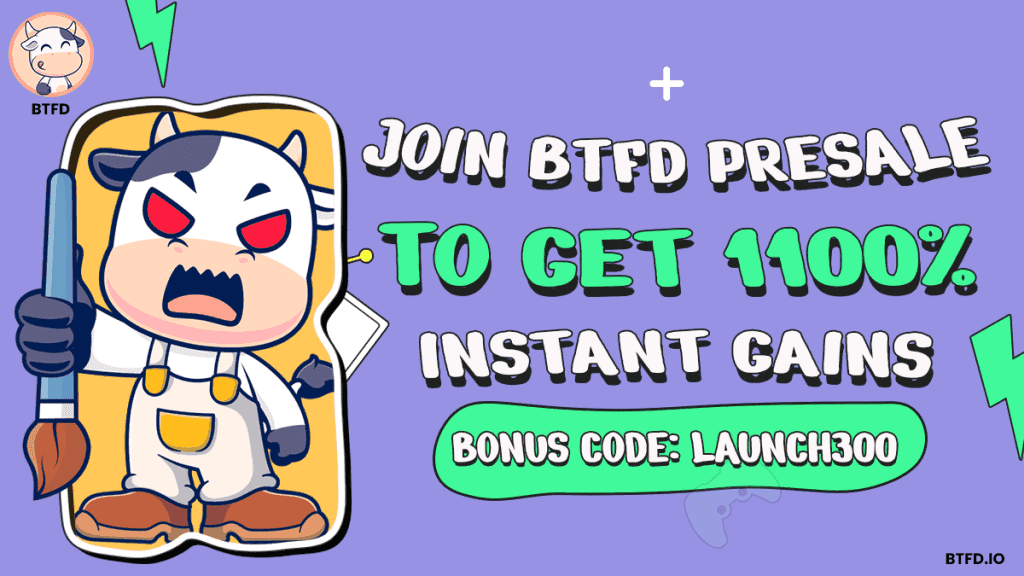 Didn’t Buy Melania in Time? BTFD Coin Could Turn $1K Into $12K Overnight With Just Hours Left to Buy at $0.0002 Using the 300% LAUNCH300 Bonus
