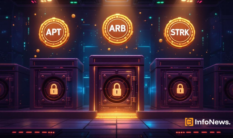 APT, ARB, STRK Tokens Set for Major Unlock