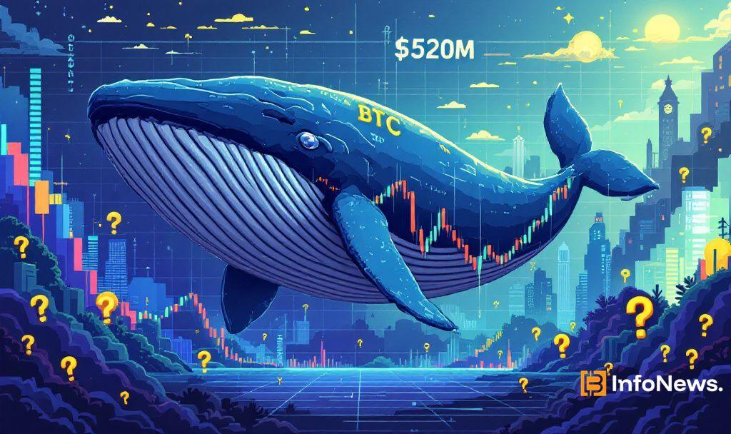 Whale Short on BTC Totals $520M with 40x Leverage