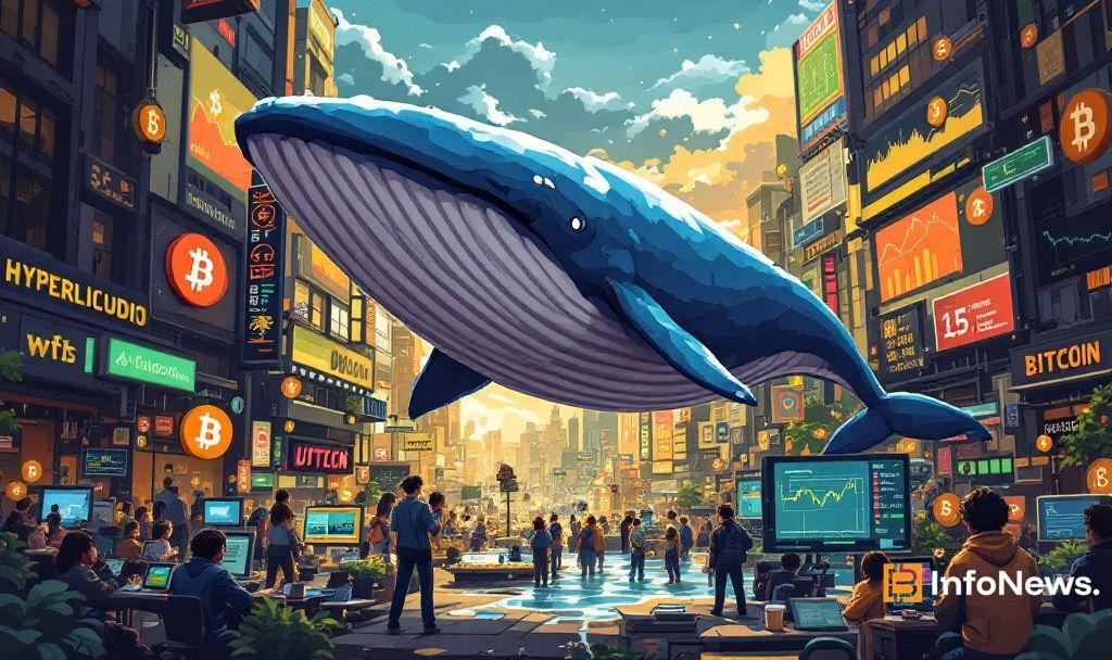 Hyperliquid Whale Actions Draw Community Attention with Massive BTC Short