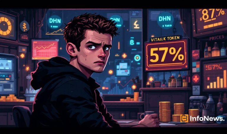 Vitalik Buterin’s Token Sale Sparks DHN Market Turmoil