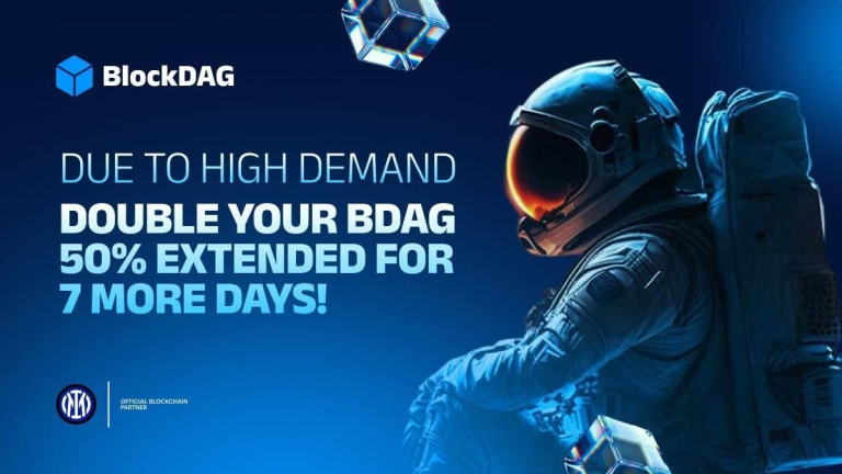 DOGE Eyes $0.65, SOL Targets $190, BDAG 50% Boost Offer Trends