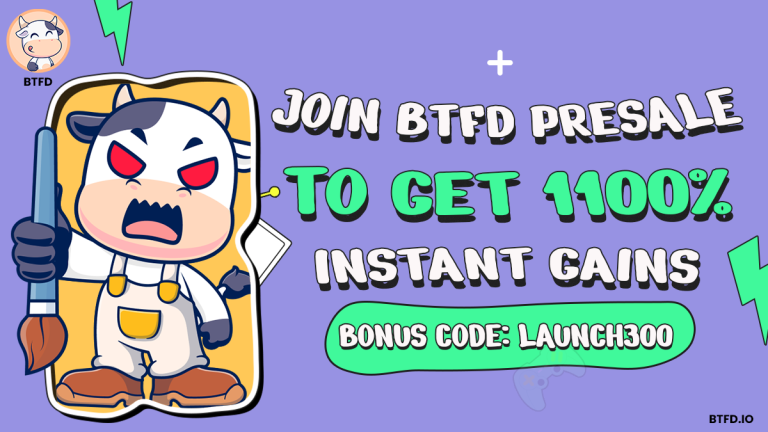 Didn’t Buy Melania in Time? BTFD Coin Could Turn $1K Into $12K Overnight With Just Hours Left to Buy at $0.0002 Using the 300% LAUNCH300 Bonus