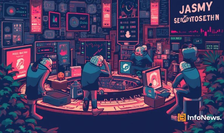 JASMY Coin Reserves Reach Two-Year Low Amid Market Volatility