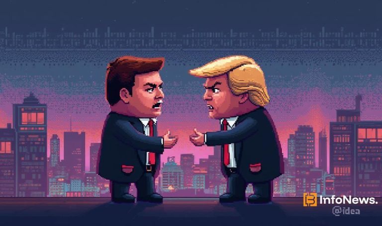 Crypto Market Turns Bearish Amid Trump-Musk Tensions
