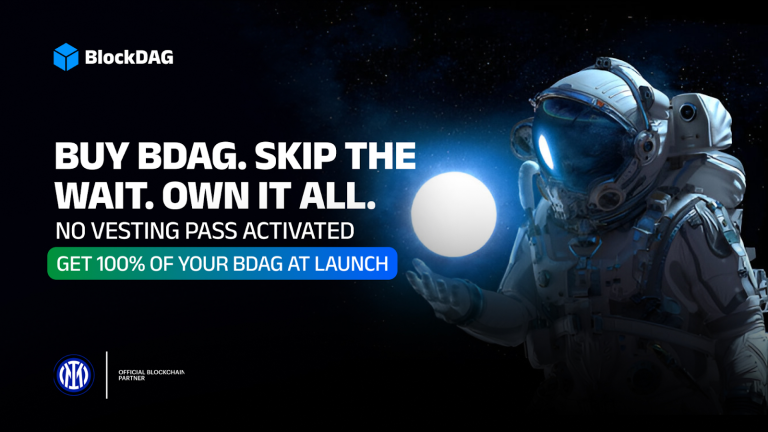 BlockDAG Opens NO VESTING PASS; 100% Coin Access at Launch