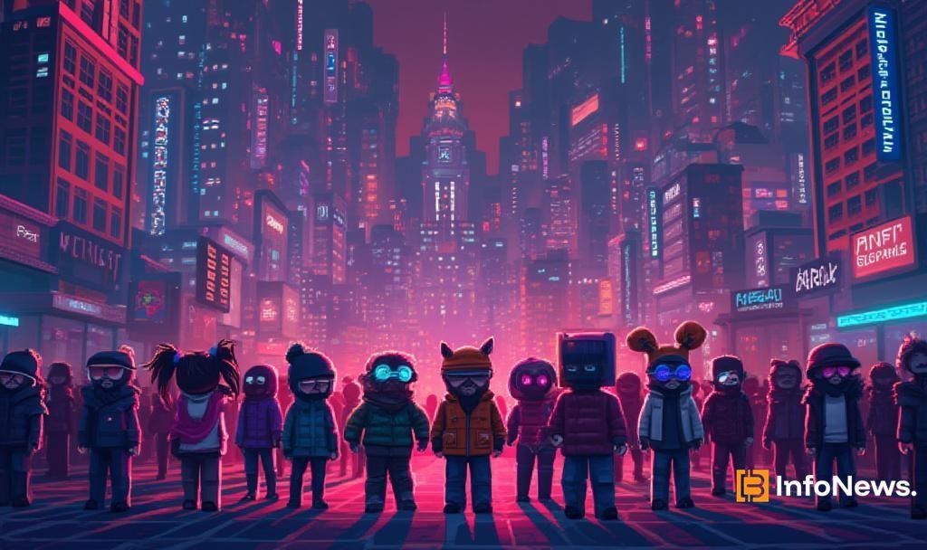 futuristic city cardano midnight