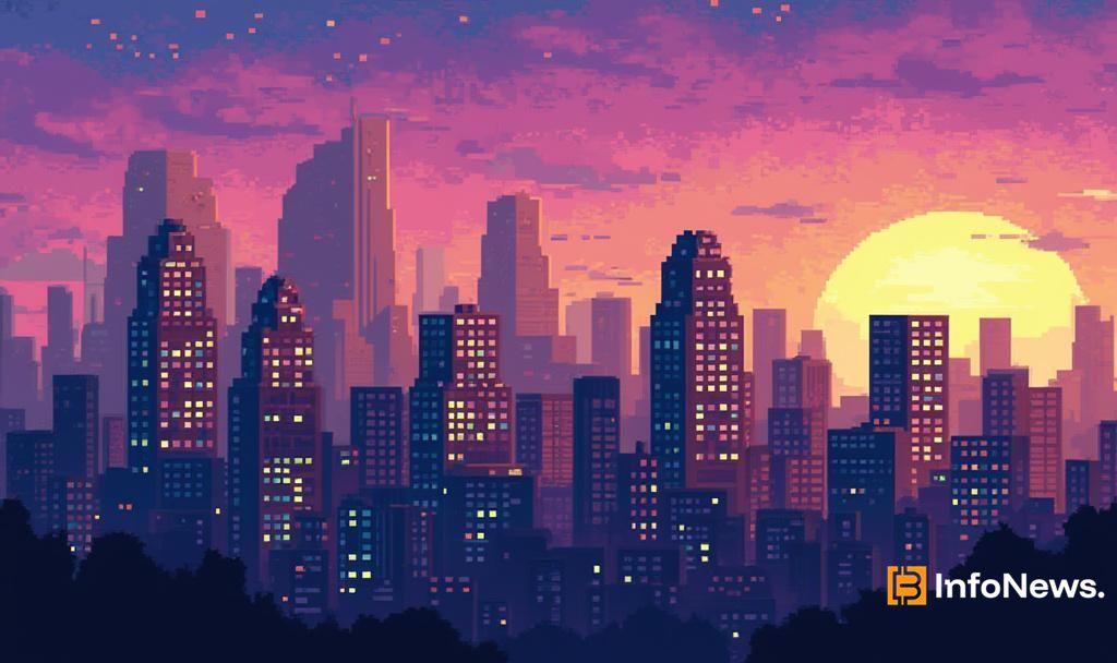 pixelated cityscape market dynamics