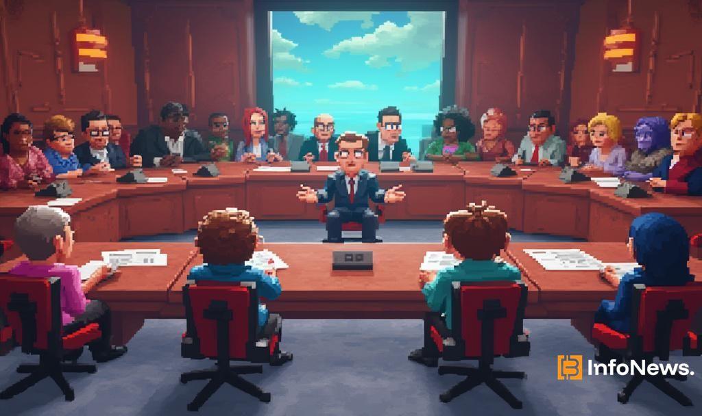 pixelated debate room charles hoskinson
