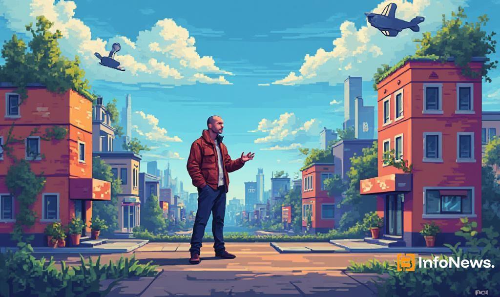 stani kulechov pixel art cityscape