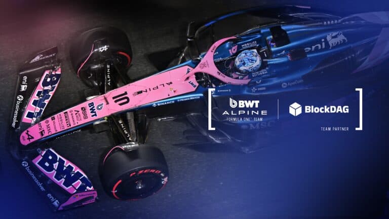 BWT Alpine F1® Team Sponsorship Pushes BlockDAG Past Maxi Doge & BFX Presales