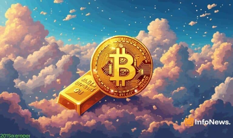Bitcoin Surges as Gold Declines, Institutional Interest Grows