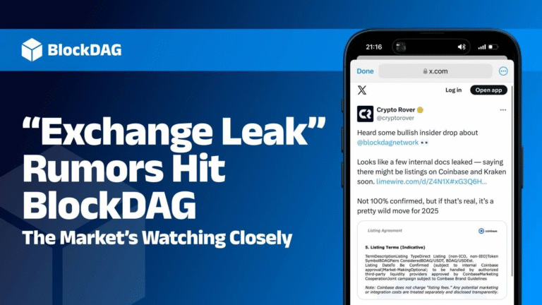 BlockDAG Leak Hints at Coinbase & Kraken Listings