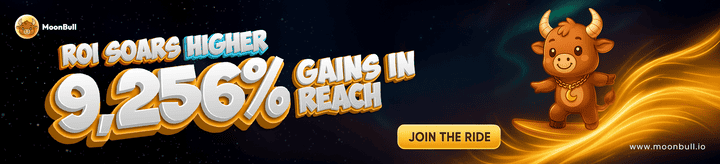Promotional banner for MoonBull