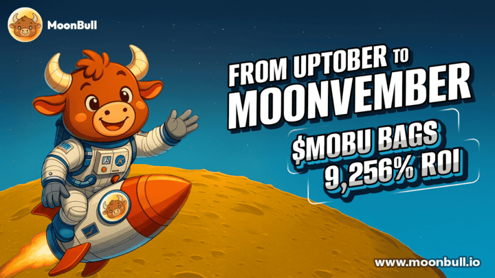 MoonBull promoting a presale event