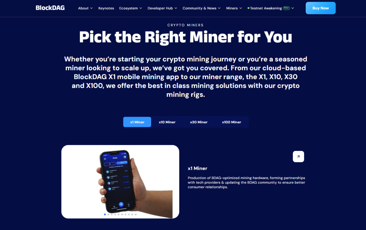 BlockDAG promoting investment potential