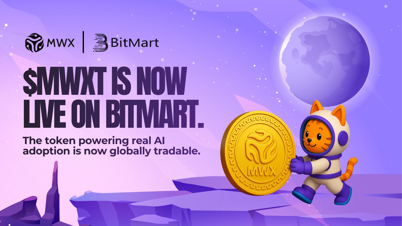 MWXT Launches on BitMart with 10,000 Tokens Burned 1 MWXT Launches on BitMart with 10,000 Tokens Burned