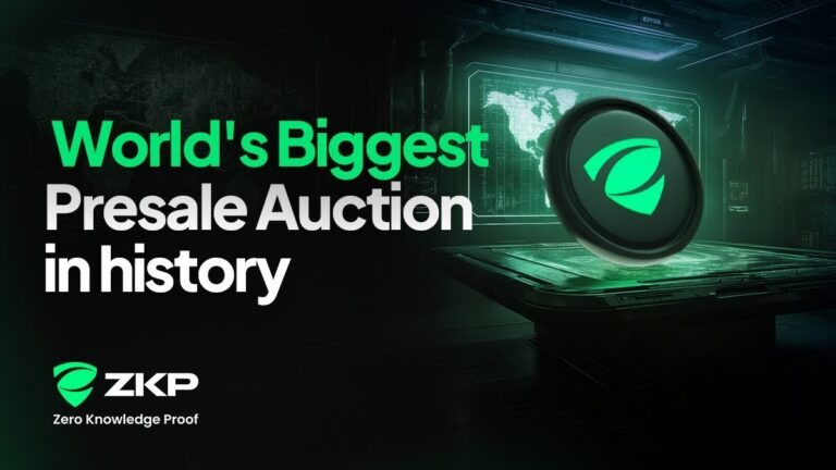 ZKP Crypto’s $1.7B Presale Auction Changes the Math as ETH Struggles & Dogecoin Searches for Direction!
