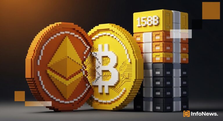 Ether advances vs Bitcoin as stablecoin supply hits $158B