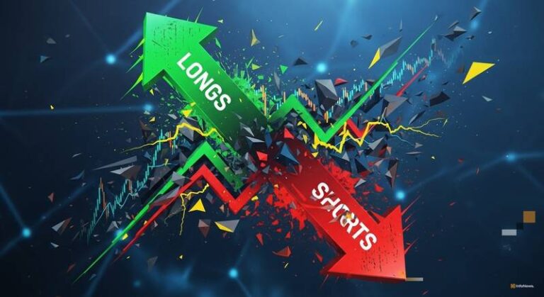 $179 Million in Crypto Contracts Liquidated in 24 Hours, Longs and Shorts Both Hit