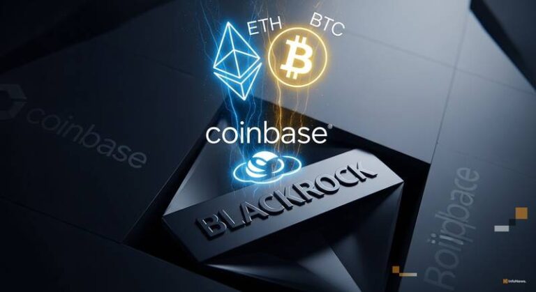 BlackRock Deposits 47,728 ETH and 544 BTC Into Coinbase Prime