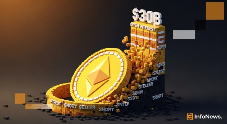 Ether advances as open interest tops $30B on short covering