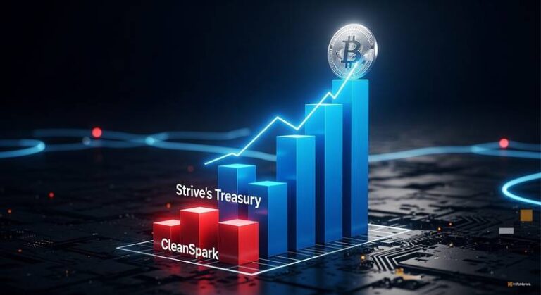 Strive Surpasses CleanSpark in Bitcoin Treasury Rankings After Adding 317 BTC