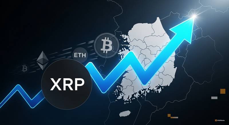 xrp beats bitcoin ethereum south korea volume spike thumbnail