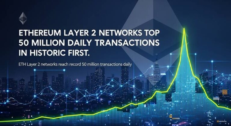 Ethereum Layer 2 Networks Top 50 Million Daily Transactions in Historic First