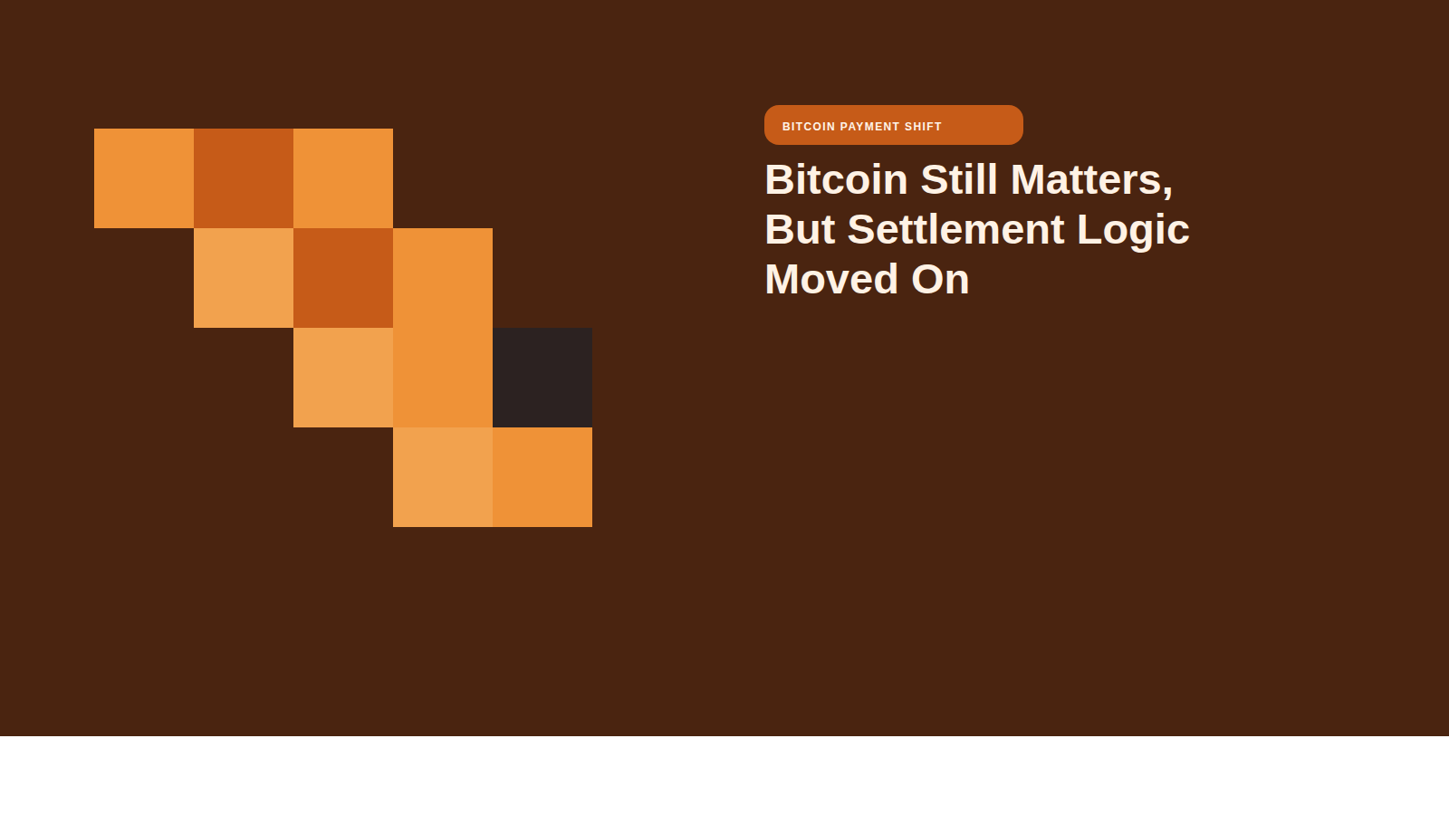 Bitcoin not enough capture