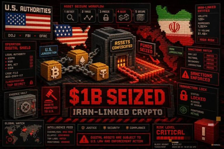 US Seizes $1 Billion in Crypto From Iran: What It Means